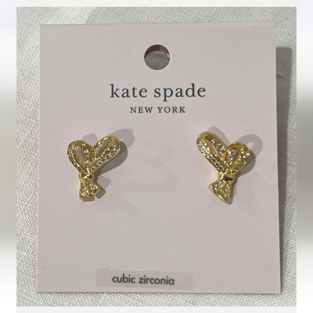 Kate Spade Pavé Heart Stud Earrings - Picture 4 of 4